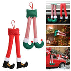 Sevair Deco Santa Elf Car Legs Christmas Decor 3