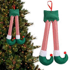 Sevair Deco Santa Elf Car Legs Christmas Decor 5