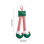 Sevair Deco Santa Elf Car Legs Christmas Decor 7