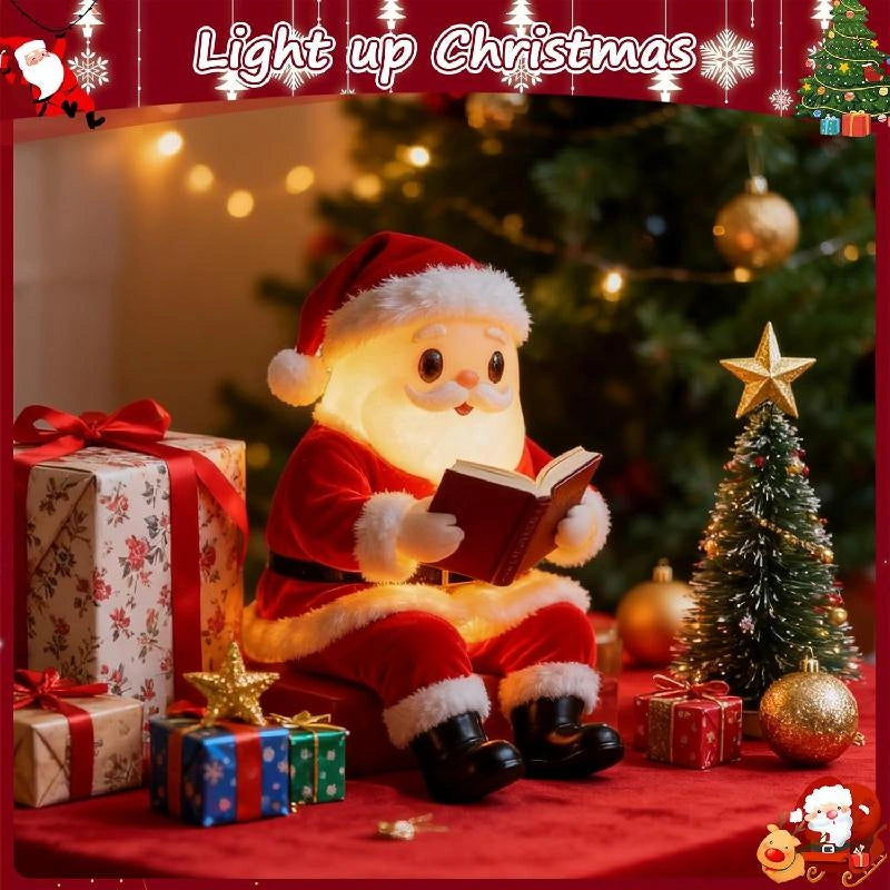 Sevair Deco Santa Night Light with Warm Christmas Glow 4
