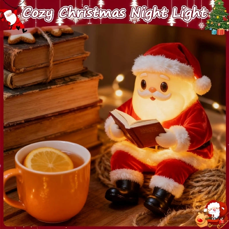 Sevair Deco Santa Night Light with Warm Christmas Glow 5