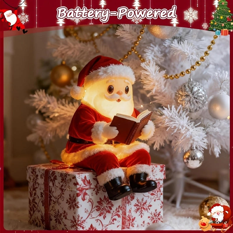 Sevair Deco Santa Night Light with Warm Christmas Glow 6