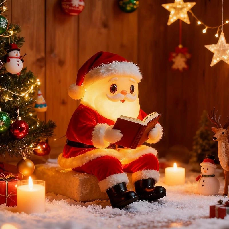 Sevair Deco Santa Night Light with Warm Christmas Glow 7