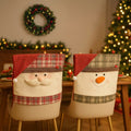 Sevair Deco Santa Snowman Christmas Chair Covers 1