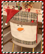 Sevair Deco Santa Snowman Christmas Chair Covers 12