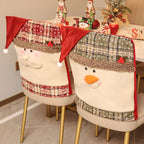 Sevair Deco Santa Snowman Christmas Chair Covers 3