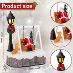 Sevair Deco Santa Swing Christmas Village Figurine dimensions detail