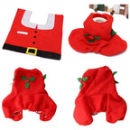 Sevair Deco Santa Toilet Cover Set 3 Piece 10