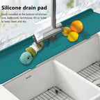 Sevair Deco Self-Draining Silicone Sink Faucet Mat 14