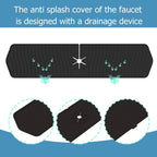 Sevair Deco Self-Draining Silicone Sink Faucet Mat 19