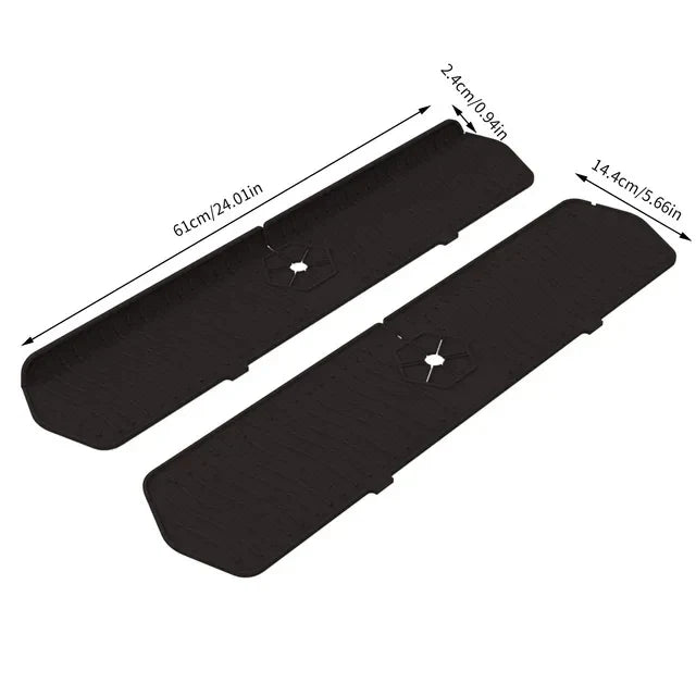 Sevair Deco Self-Draining Silicone Sink Faucet Mat 20