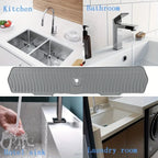 Sevair Deco Self-Draining Silicone Sink Faucet Mat 7