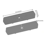 Sevair Deco Self-Draining Silicone Sink Faucet Mat 9