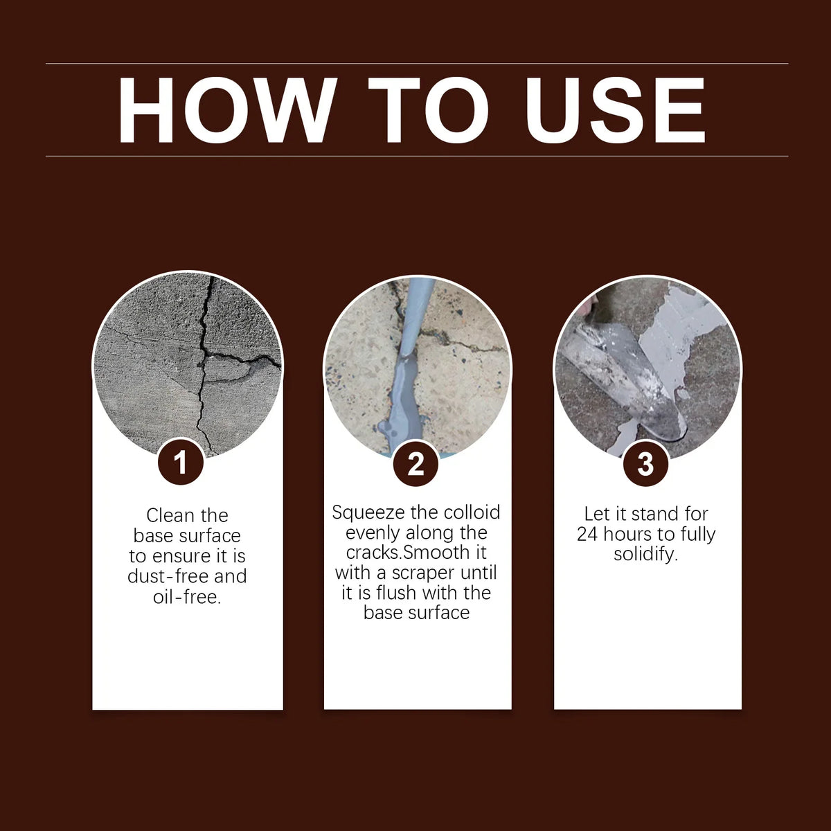Sevair Deco Self-Leveling Concrete Crack Filler 17