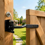 Sevair Deco Self-Locking Gate Latch with Cable Release 1