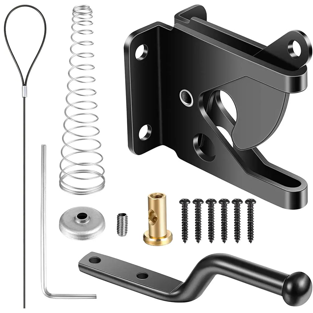 Sevair Deco Self-Locking Gate Latch with Cable Release 10