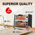 Sevair Deco Silicone Oven Rack Covers 2-Pack 5