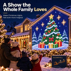 Sevair Deco Smart LED Curtain Lights for Christmas family display