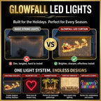 Sevair Deco Smart LED Curtain Lights for Christmas light curtain