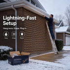 Sevair Deco Smart LED Curtain Lights for Christmas setup guide