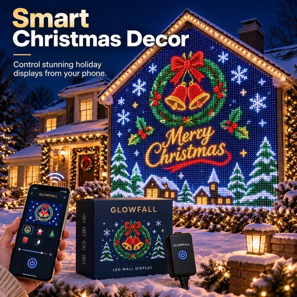 Sevair Deco Smart LED Curtain Lights for Christmas smart control