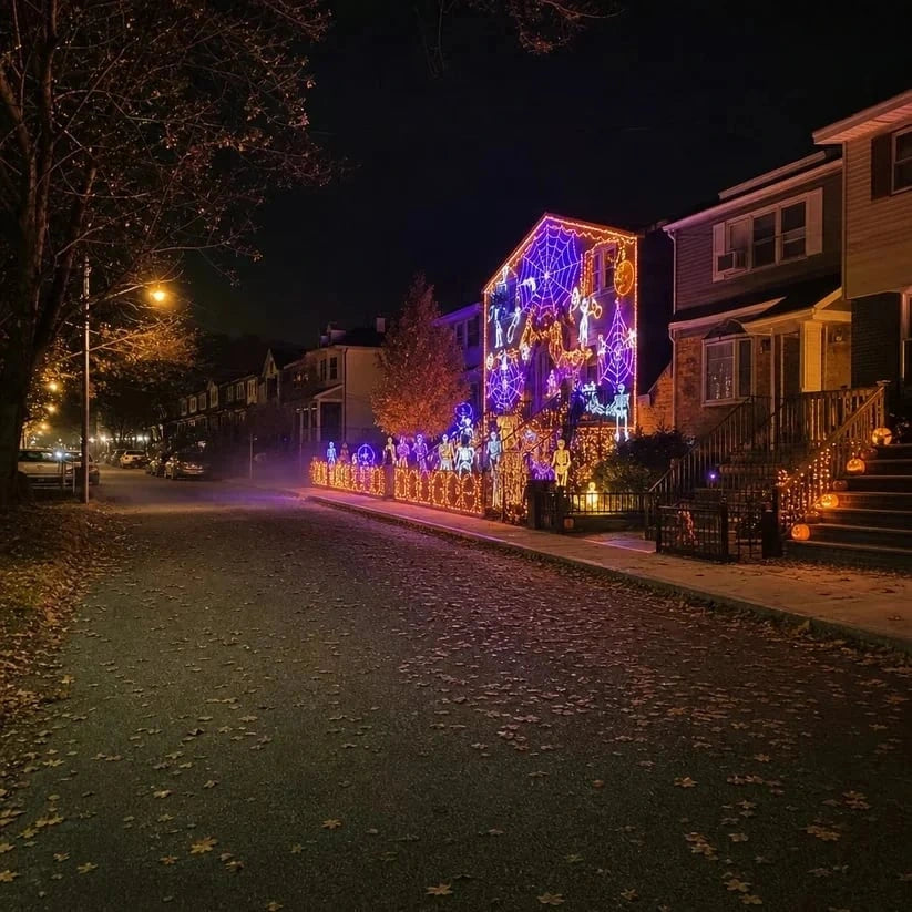 Sevair Deco Smart LED Curtain Lights for Christmas street display