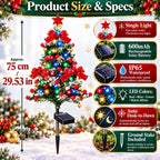 Sevair Deco Solar Cedar Christmas Tree Lights specifications