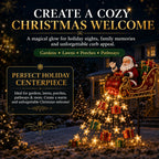 Sevair Deco Solar Christmas Cascade Garden Lights garden