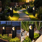 Sevair Deco Solar Crescent Pathway Lights 10