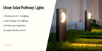 Sevair Deco Solar Crescent Pathway Lights 12