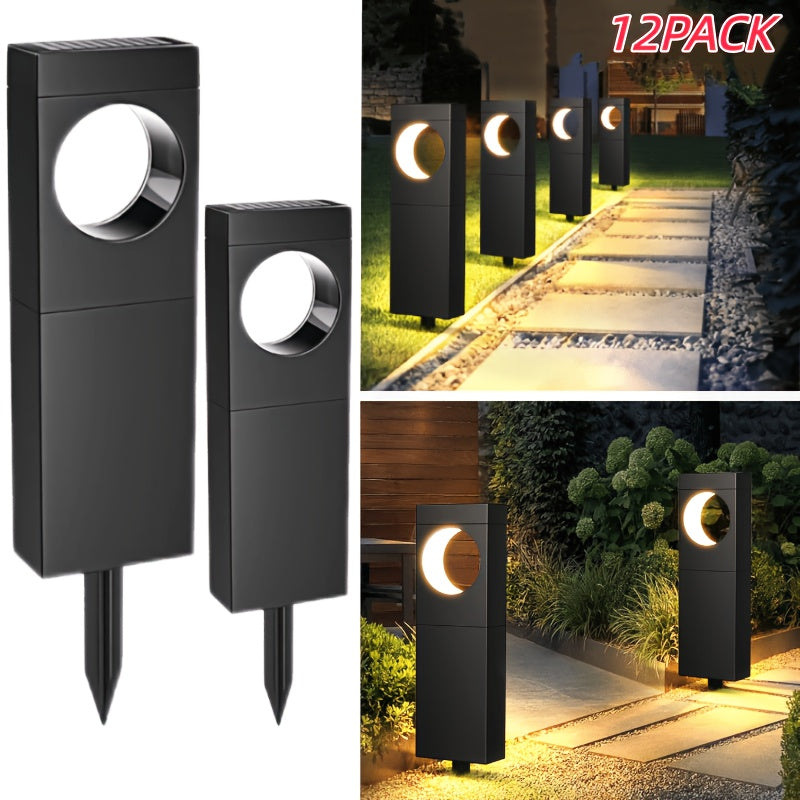 Sevair Deco Solar Crescent Pathway Lights 15