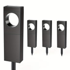 Sevair Deco Solar Crescent Pathway Lights 18