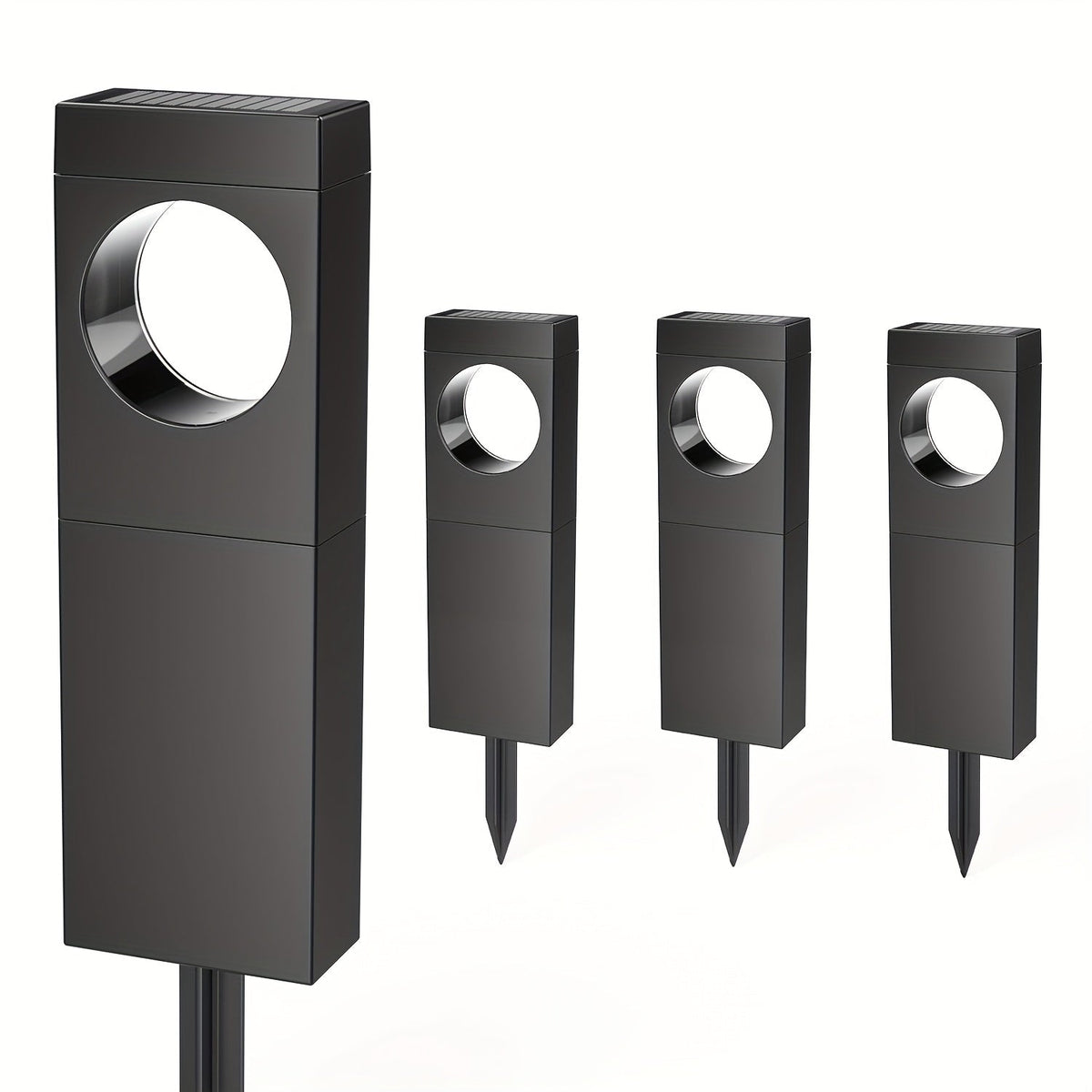 Sevair Deco Solar Crescent Pathway Lights 18