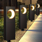 Sevair Deco Solar Crescent Pathway Lights 2