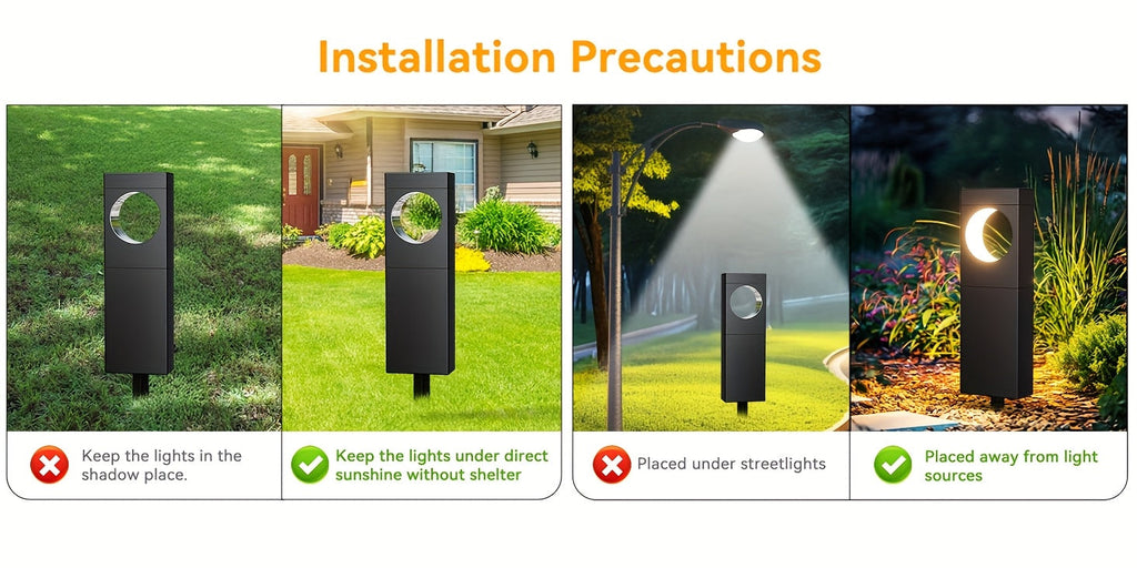 Sevair Deco Solar Crescent Pathway Lights 20