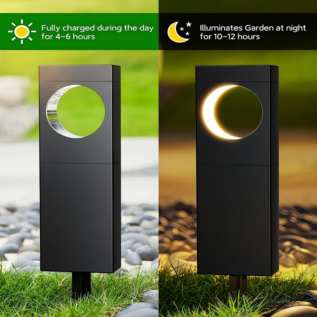 Sevair Deco Solar Crescent Pathway Lights 5