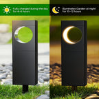 Sevair Deco Solar Crescent Pathway Lights 5