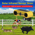 Sevair Deco Solar Motion Sensor Alarm for Outdoor Use animal deterrent