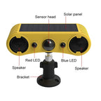 Sevair Deco Solar Motion Sensor Alarm for Outdoor Use components