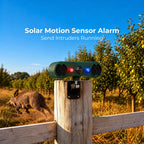 Sevair Deco Solar Motion Sensor Alarm for Outdoor Use orchard
