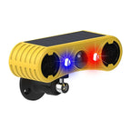 Sevair Deco Solar Motion Sensor Alarm for Outdoor Use yellow strobe