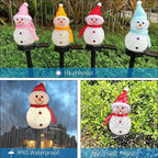 Sevair Deco Solar Snowman Lights for Christmas outdoor features