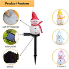 Sevair Deco Solar Snowman Lights for Christmas product features