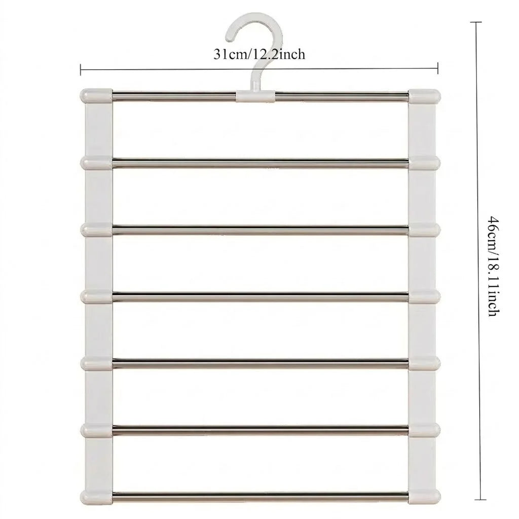 Sevair Deco Space Saving Pants Hanger for Closets dimensions