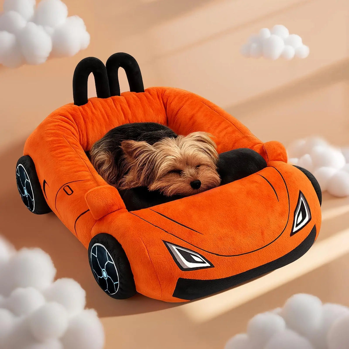 Sevair Deco Sports Car Pet Bed for Cats & Small Dogs sleeping dog