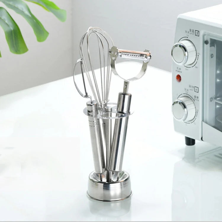 Sevair Deco Stainless Steel Toothbrush Holder 4-Slot 3