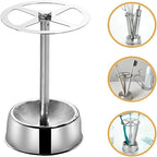 Sevair Deco Stainless Steel Toothbrush Holder 4-Slot 5