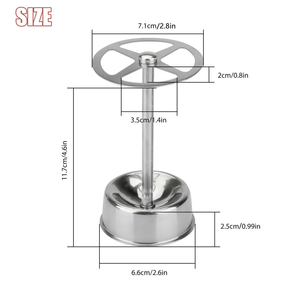 Sevair Deco Stainless Steel Toothbrush Holder 4-Slot 6