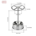 Sevair Deco Stainless Steel Toothbrush Holder 4-Slot 6