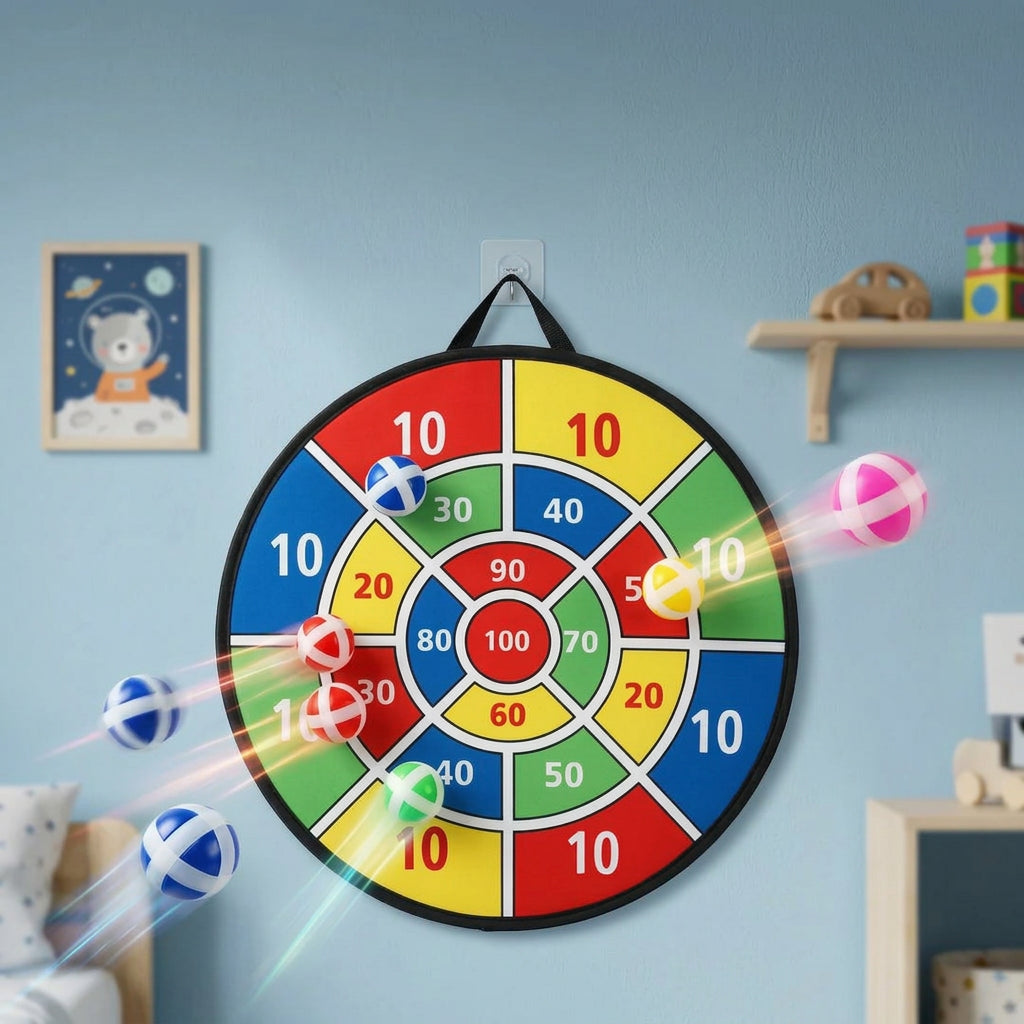 Sevair Deco Sticky Ball Dartboard Game for Kids 1